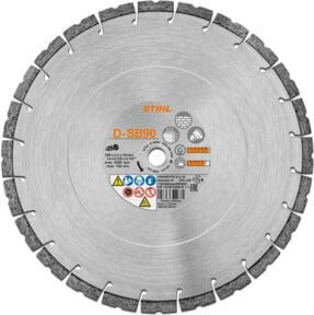 Stihl Trennscheibe D-SB90 Universal für Beton, Durchmesser: 300 mm, Farbe: Silber - Bild 1