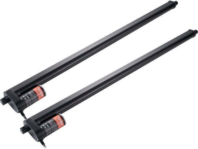 2 Stück Linearantrieb-Kit von Buying Solutions, MB, 12V, 30 Zoll, 1000N/220lbs, 0,35 m/s, IP54 Schutz, Schwarz - Bild 1