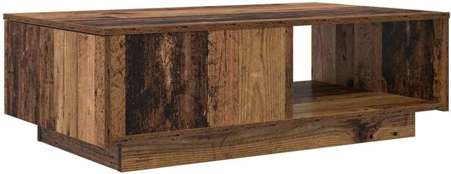 vidaXL Couchtisch mit Schubladen in Altholz-Optik, modern, braun, B/T/H: 95 x 55 x 31 cm - Bild 1