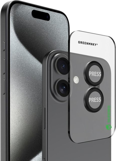 BUDDIES Schutzhülle für iPhone 16 und iPhone 16 Plus, Schwarz - Bild 1