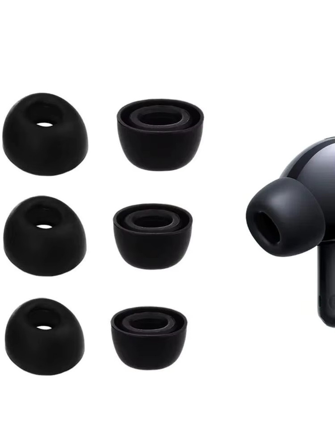 3 Paar Silikon-Ohrstöpsel in Blau für Xiaomi Redmi Buds 8 Lite und 8Pro In-Ear Ohrpolster - Bild 3