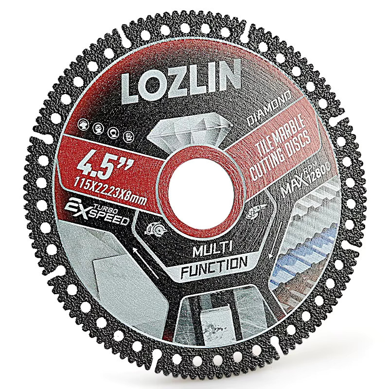 LOZLIN 3-teiliges Ultradünnes Diamantsägeblatt Set für Präzisionsschnitte in Keramik, Porzellan, Fliesen, Marmor und Granit, Silber - Bild 7