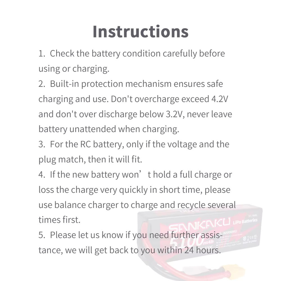 SUNPADOW LiPo-Akku mit XT60-Stecker für RC-Modelle, 4S 6S 14,8V 22,2V, 1100mAh 1300mAh 1500mAh, 120C - Bild 1