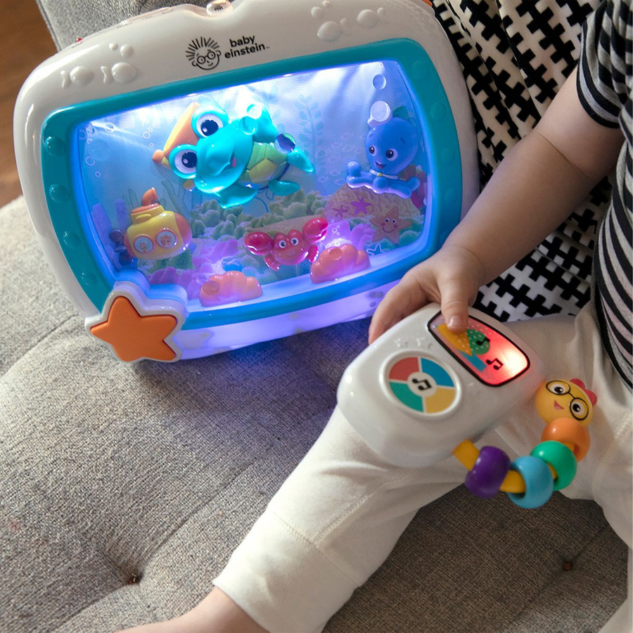 Baby Einstein Nacht- und Schlummerlicht Sea Dreams mit Lichtern und Melodien inklusive Fernbedienung in Blau - Bild 6