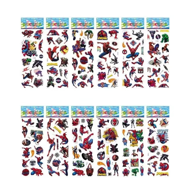 MINISO Spiderman Aufkleber, 6-teiliges Set - Bild 3