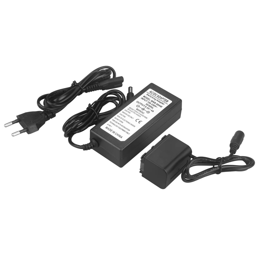 Sony AC-Netzteil mit Dummy-Akku und DC-Koppler-Kit für NP-FV50 NP-FV70 NP-FV90 NP-FV100 Serienkameras in Schwarz - Bild 2