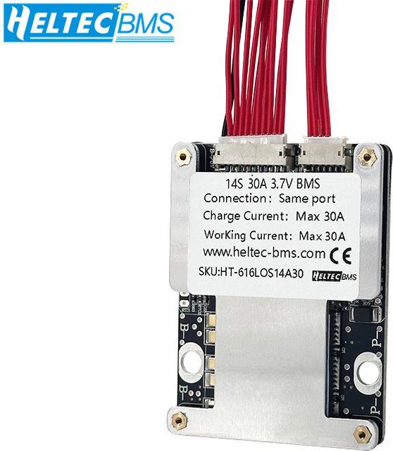 Heltecbms BMS Batteriemanagementsystem für 13s 14s 48V 52V Lithiumbatterien mit Ausgleich für Elektrofahrräder und Elektrowerkzeuge - Bild 1