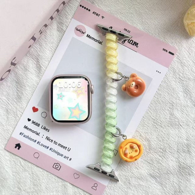 Elastisches Armband für Apple Watch, 42 mm, 46 mm, 45 mm, 44 mm, 40 mm - Bild 1