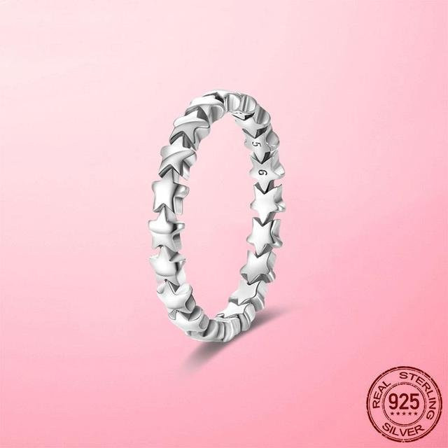 Allbestart Ringe Seestern, 925 Silber, Damen - Bild 1