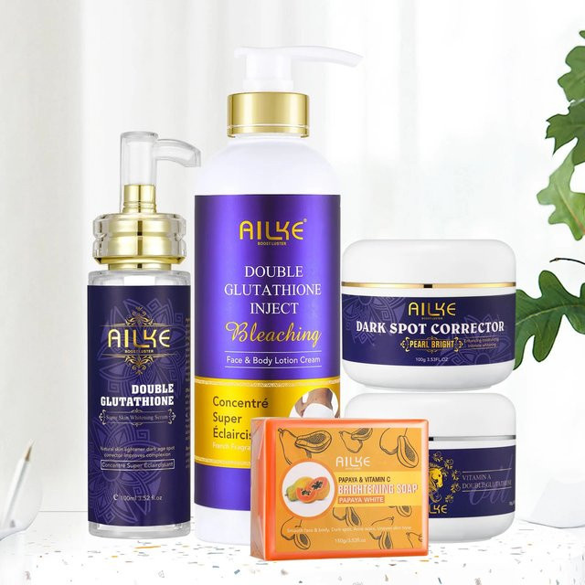 AILKE Glutathion Hautaufhellungs-Pflegeset, Creme, Unisex - Bild 1
