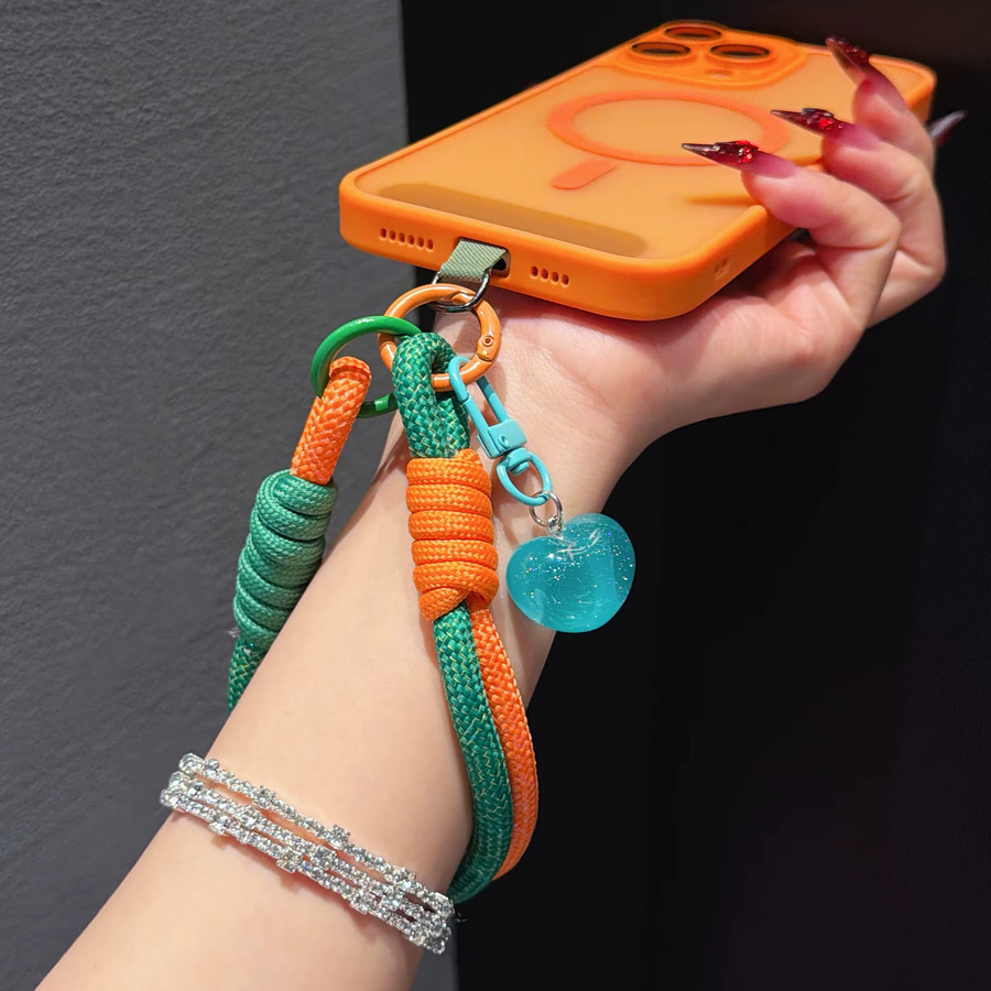 Panbon Telefonanhänger Herz-Lanyard in Multicolor mit Schlüsselanhänger-Zubehör - Bild 2