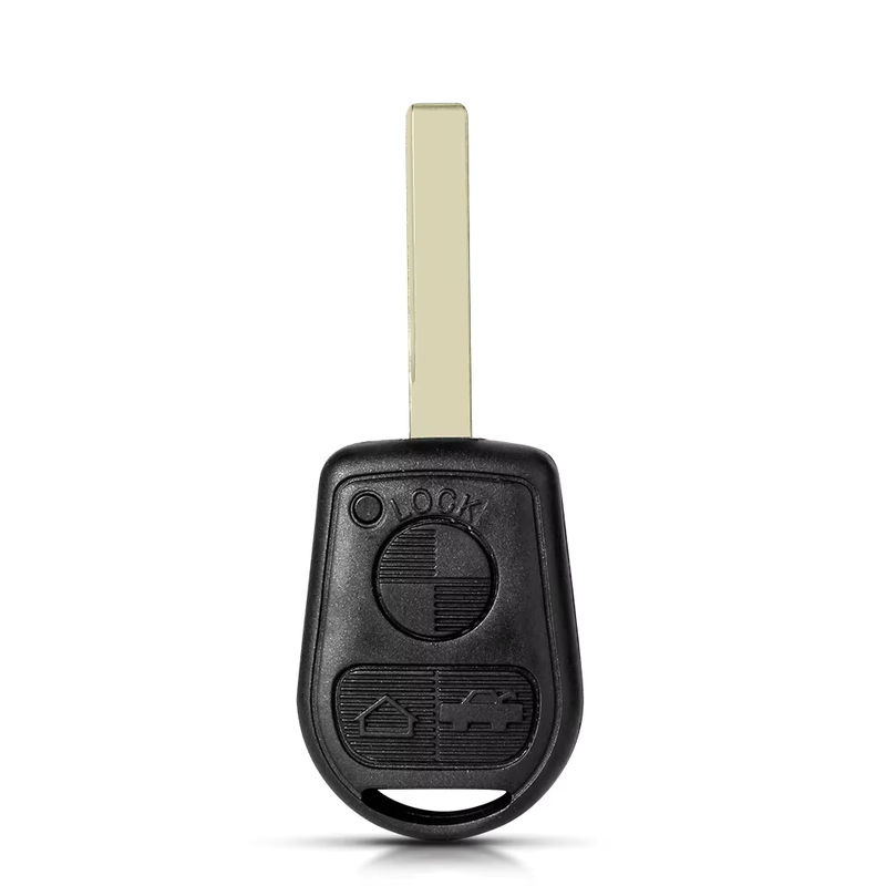 KEYYOU Auto Schlüssel Case für BMW E31 E32 E34 E36 E38 E39 E46 Z3, 3 Tasten Fernbedienung Shell, Schwarz - Bild 2