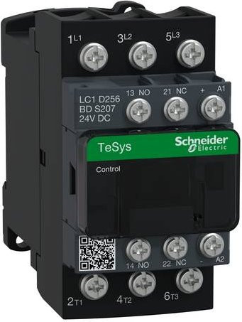 Schneider Electric LC1D256BDS207 Leistungsschütz in Schwarz - Bild 1