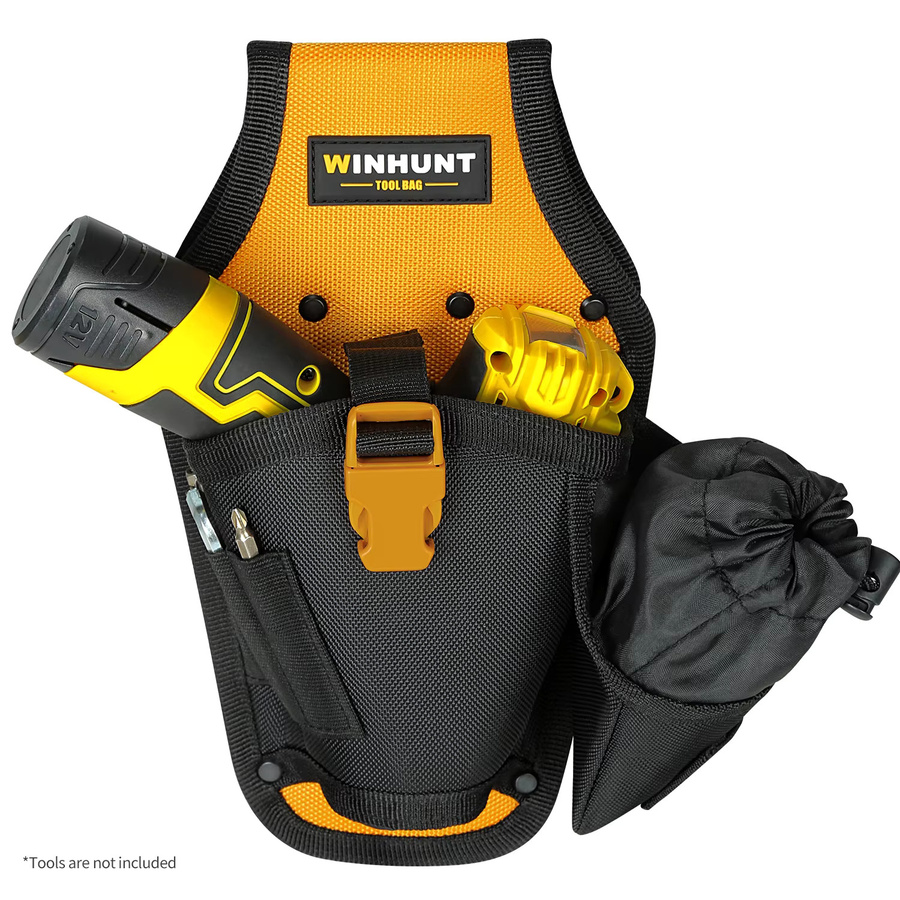 WINHUNT Elektriker-Werkzeugtasche Premium Organizer mit Bohrholster aus 1680D Material - Bild 3