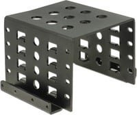 Delock Einbaurahmen 4x 2.5 Zoll auf 3.5 Zoll in Schwarz - Bild 1