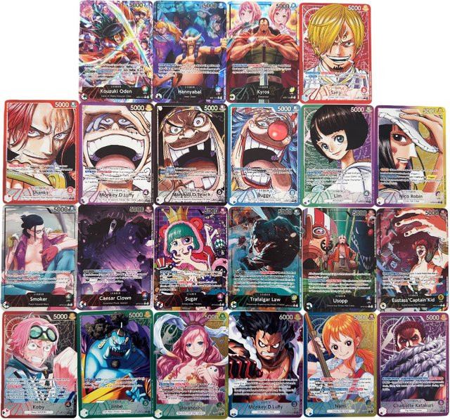 Bandai One Piece Anime Collection Cards, English - Bild 1