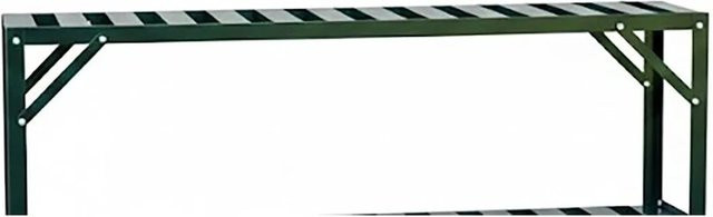 Halls Top Regal für Standalone-Tisch aus Aluminium in Grün, Breite: 121 cm, Tiefe: 26 cm - Bild 1