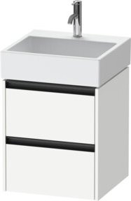 Duravit Waschtischunterschrank Ketho.2 in Weiß mit 2 Schubladen, wandhängend, B: 48,4 cm, T: 46,0 cm - Bild 1