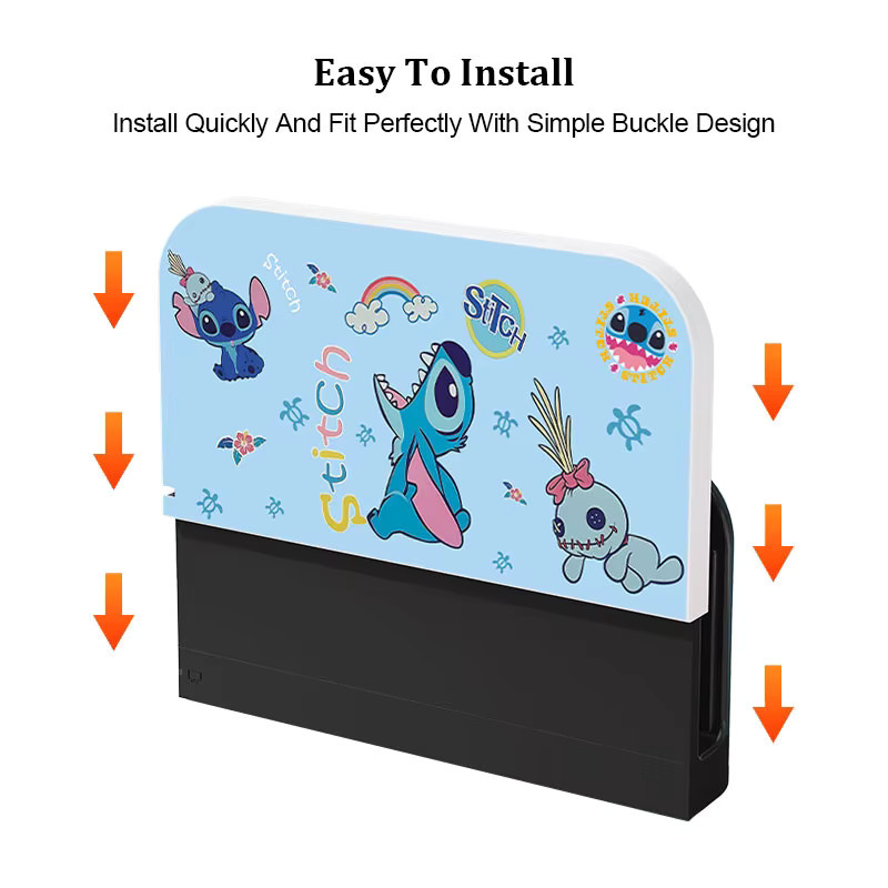 Potdemiel Cartoon Frontplatte Schutzhülle für Nintendo Switch 2 TV-Dock in Multicolour - Bild 2