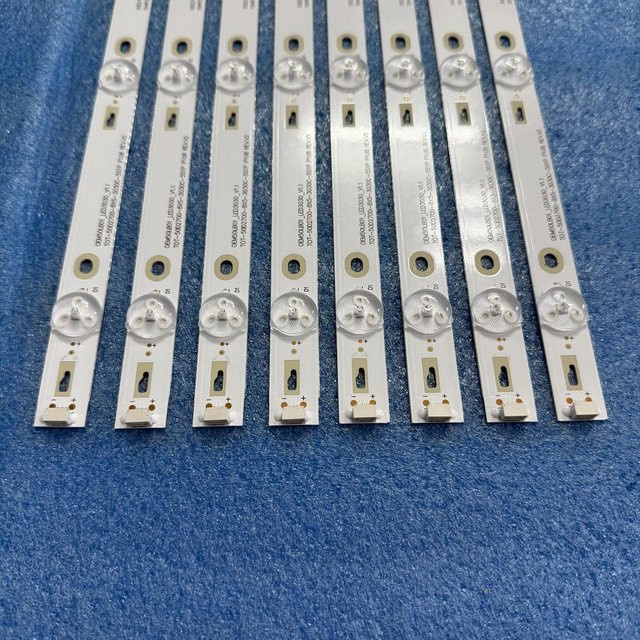 TCL LED-Hintergrundbeleuchtung Set mit 5 LED-Leisten in Weiß für TV-Modelle 50D2700 F50S3803 LVF500NDEE 50FS3800 LED50D2720 LVF500AUOY 50FA3213 - Bild 1