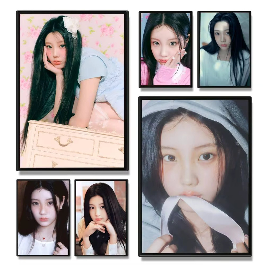 Kayou Lee Wonhee Poster, wasserfester Wandaufkleber in Multicolour mit floralem Design, B/H: 20 x 20 cm - Bild 2