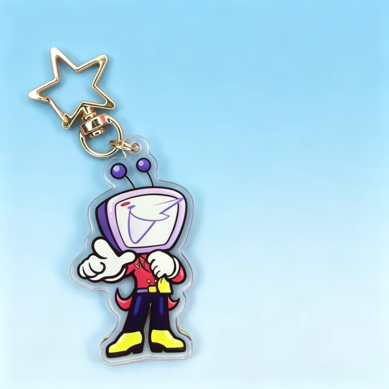 Acryl-Schlüsselanhänger Chibi Mettaton und Tenna, Unisex - Bild 2