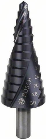 Bosch HSS Stufenbohrer mit TiAlN Beschichtung 6-30 mm Gesamtlänge: 93,5 mm - Bild 1
