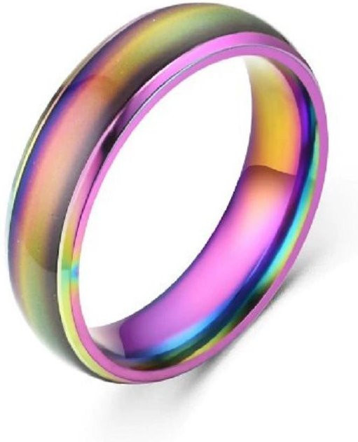 YULIN Ring Edelstahl, Bunt, Unisex - Bild 1