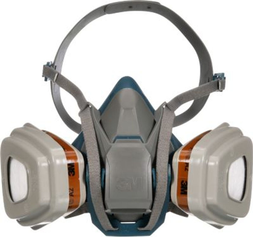 3M Atemschutz-Komplettset 6502QLKIT-1 mit Halbmaske und Filtern in Grau - Bild 2
