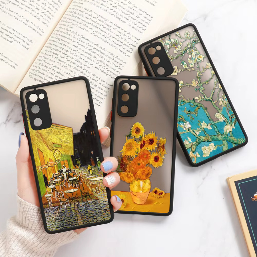 Kunst Ölgemälde Handyhülle für Samsung Galaxy S24 S23 S22 Ultra A55 A54 A35 A34 A33 A14 A53 A32 A23 A05s A72 A52 S21 S20 FE in Multicolor - Bild 1