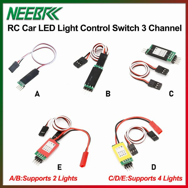 NeebRC RC Auto LED Lampe Licht Control Switch Panel System, Zubehör - Bild 1