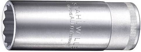 Stahlwille Steckschlüsseleinsatz 1/2 Zoll 12-kant SW 14mm Länge 83mm silber - Bild 1