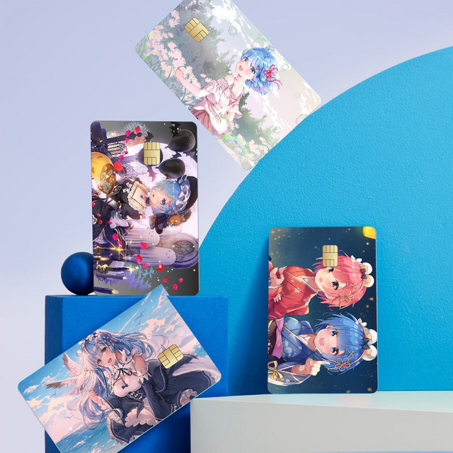 ReZERO Ram Rem Anime Aufkleber für Kreditkarten und Bankkarten in Multicolour - Bild 1