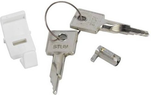 Hager Schließung VZ794N in Silber mit 2 Schlüsseln - Bild 1