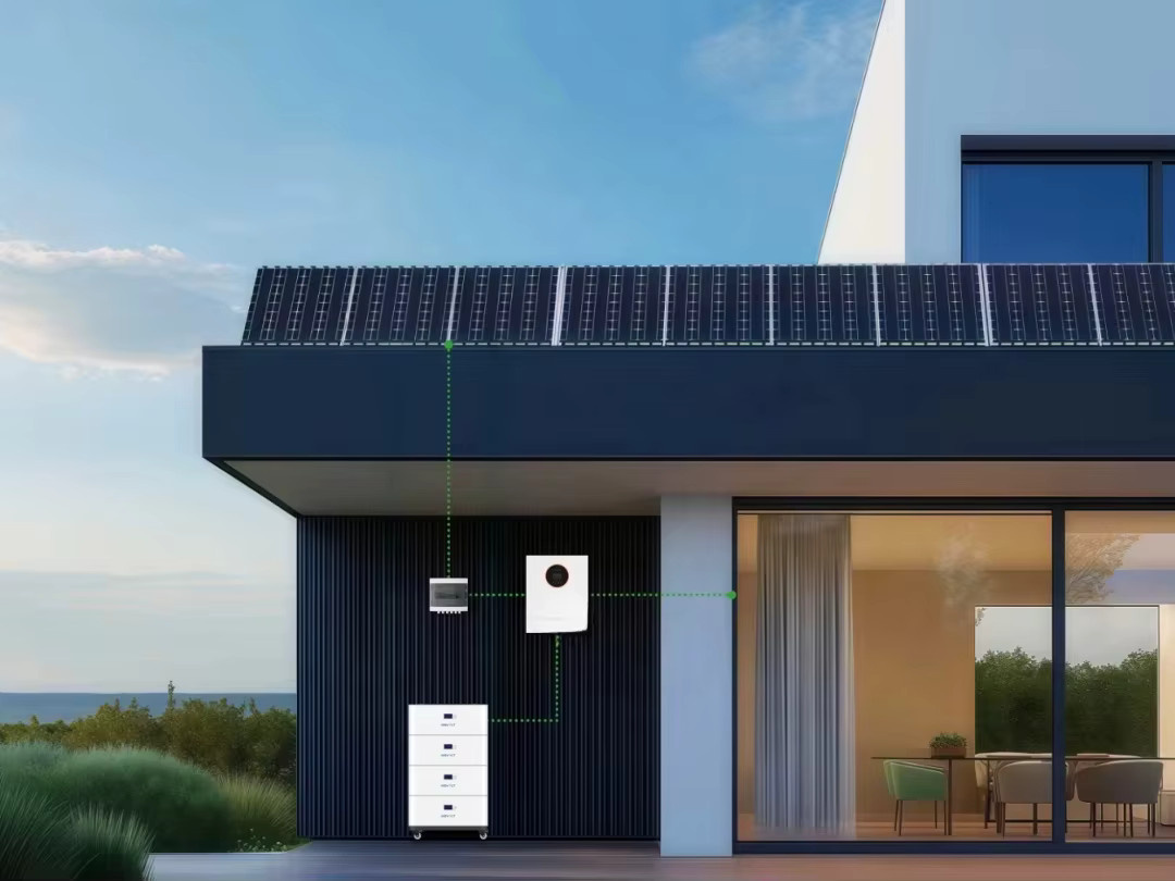 Photovoltaik-Hybrid-System für On-Grid und Off-Grid mit 20KW Solarstromanlage und 10KW Lithium-Ionen-Batteriepack in Weiß - Bild 2