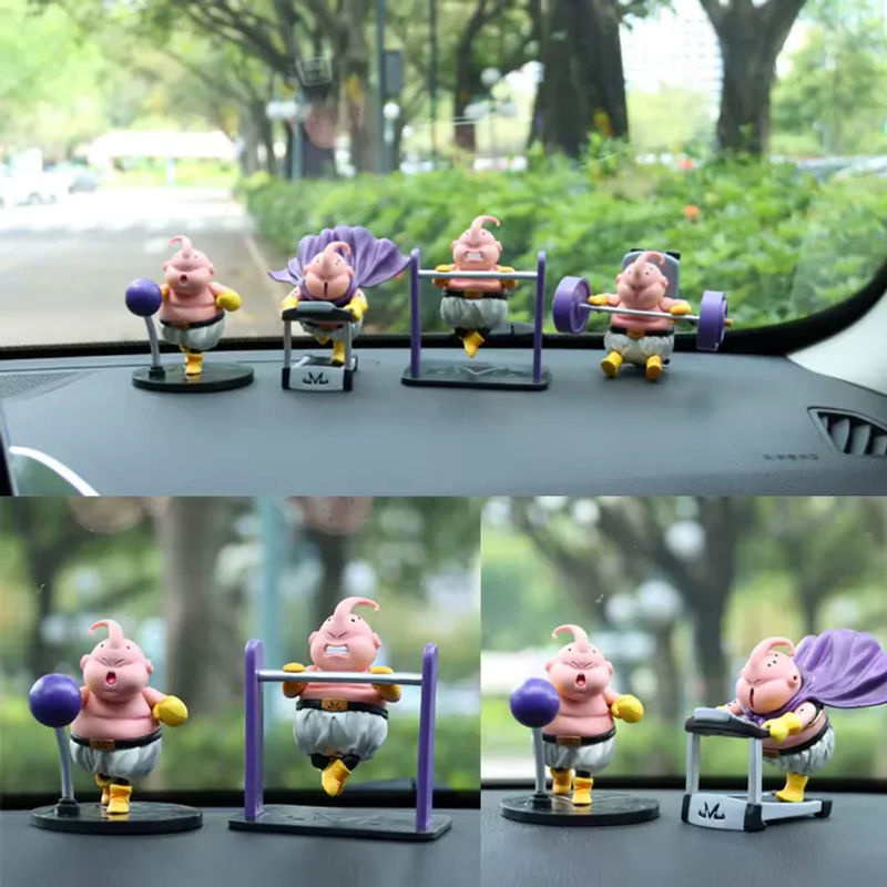 Bandai Dragon Ball GK Fat Majin Buu Anime Modellfigur aus Kunstharz in Rosa, 10 cm - Bild 2
