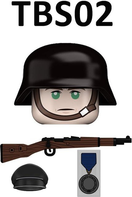 Brangdy Militär WW2 Deutsche Soldaten Figuren Bausteine, ab 14 Jahre - Bild 1