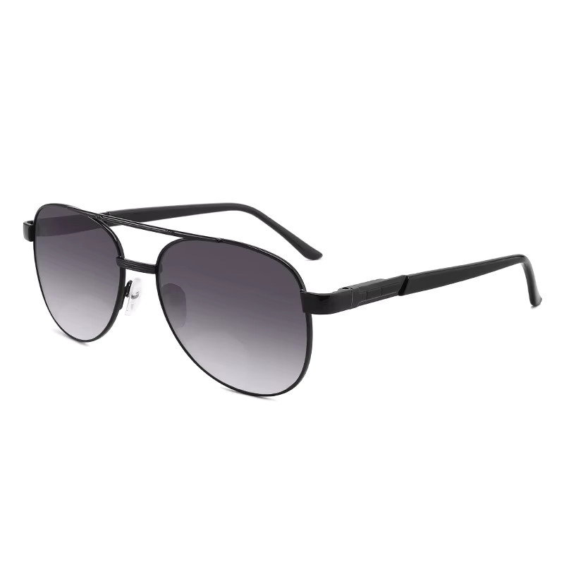Shatar Look Lesebrille, Aviator, Vollrand, Metall, Schwarz, Unisex - Bild 5