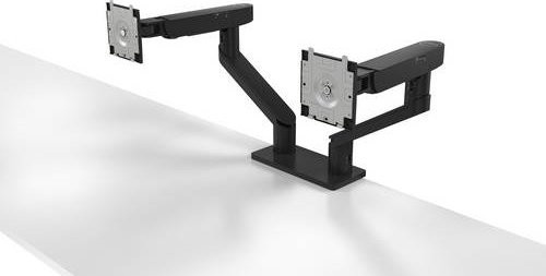 Dell Dual Monitor Arm MDA20 Monitorhalterung für zwei Bildschirme Schwarz mit 100 x 100 mm VESA-Montage - Bild 1