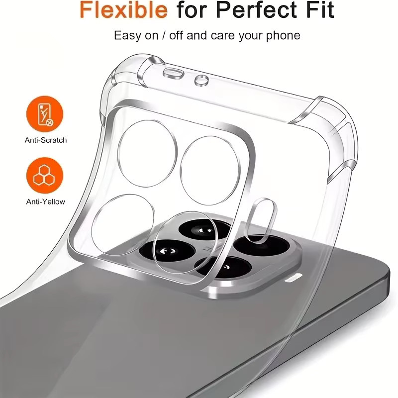 Transparente Silikon Handyhülle für Xiaomi 15T Pro 5G - Bild 2
