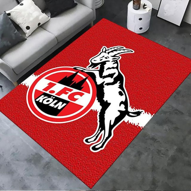 On My Love Home FC Köln Teppich mit Kinder-Motiv, rot, B/H: 90 x 60 cm - Bild 1