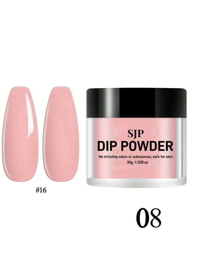 SJP Acrylpulver für französische Maniküre, 30 g, glänzend - Bild 2