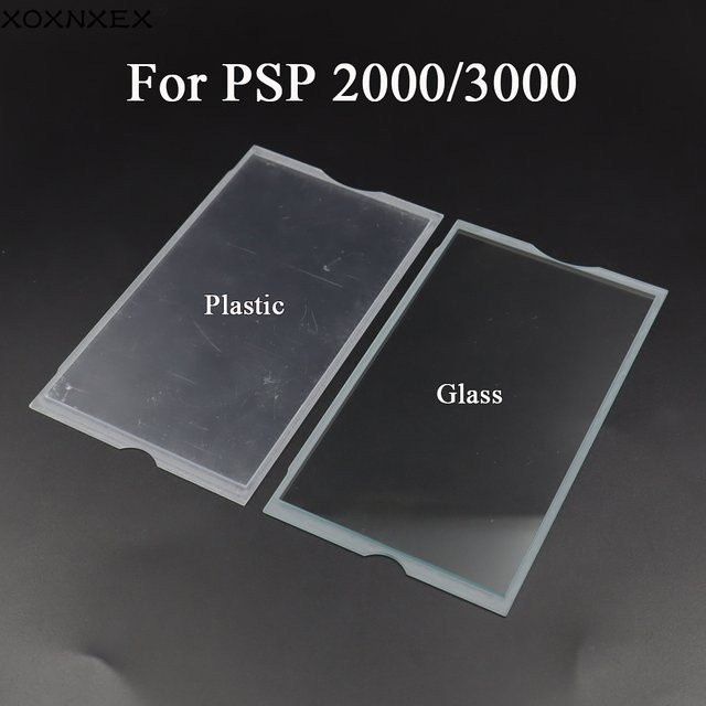 XOXNXEX Objektiv-Spiegelabdeckung aus Glas und Kunststoff für Sony PSP 2000 und PSP 3000 in Transparent - Bild 1
