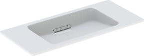 Geberit Waschtisch One Wandhängendes Waschbecken aus Keramik in Weiß B/T: 90 x 40 cm - Bild 1