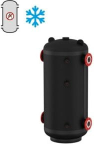 Flamco Pufferspeicher PS-K 1500 l für Kälteanlagen aus Stahl in Schwarz - Bild 1