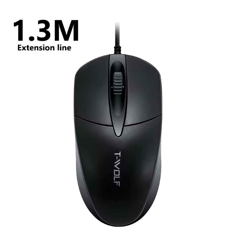 Kebidumei Ergonomische Optische USB-Maus in Schwarz für PC, Laptop und Mac OS - Bild 6