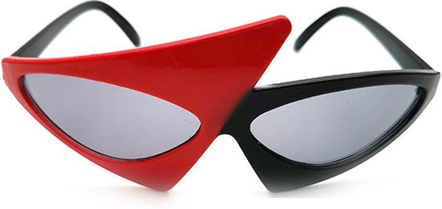 Vintage Gn Sonnenbrille, Cat-Eye, Kunststoff, grau, Unisex - Bild 1