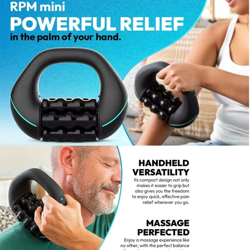 DH Beauty Mini-Rollmassagegerät für den Körper, Schwarz, Unisex - Bild 6