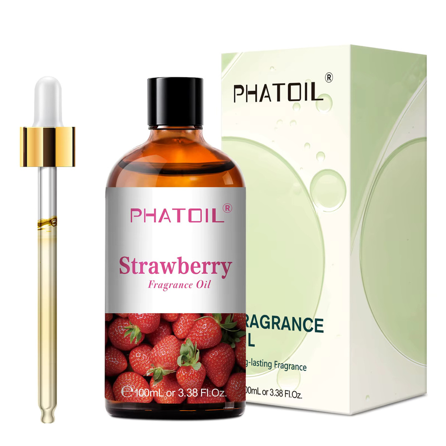 PHATOIL Fruchtduftöl Set mit Tropfer, Kokosnuss, Vanille, Mango, Wassermelone und Erdbeere für die Aromatherapie im Diffusor, 100 ml - Bild 2
