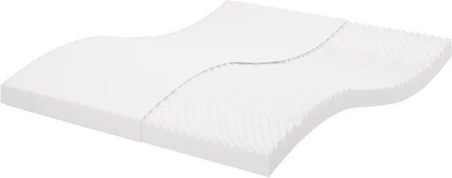 vidaXL Schaumstoffmatratze Comfort Foam in Weiß mit 7 Zonen und abnehmbarem Bezug, B/T: 180 x 200 cm - Bild 1